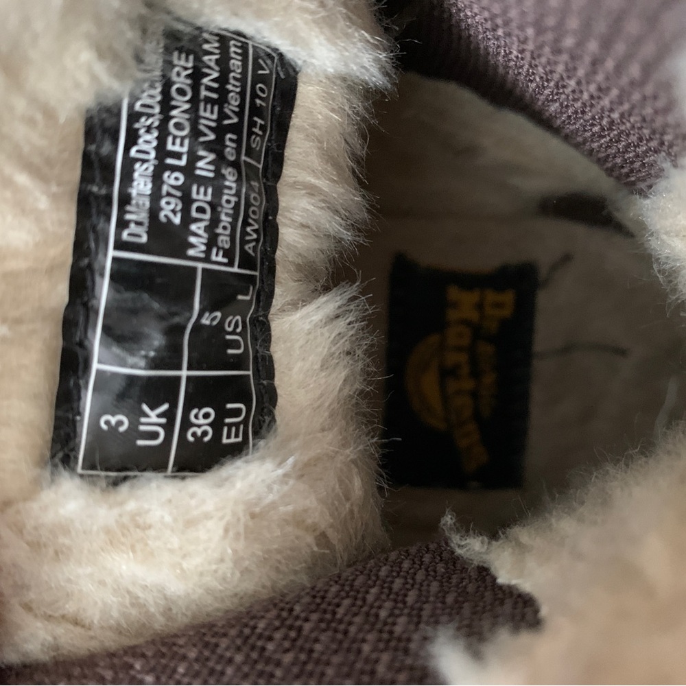 Dr. Martens Leonore Chelsea boots faux fur lined - Picture 3 of 5